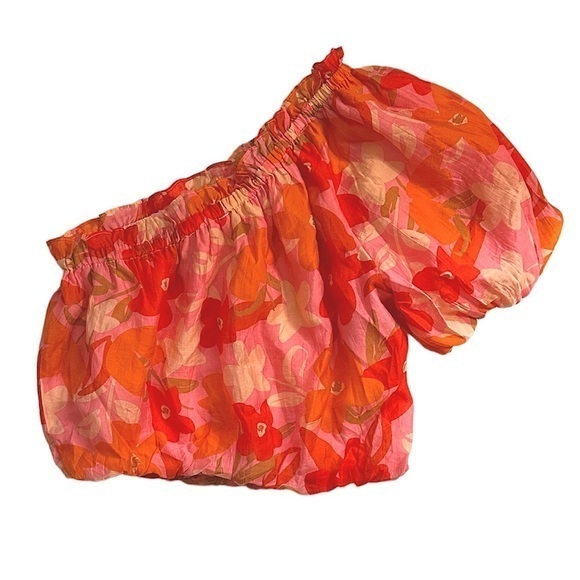 Astr Tops - ASTR FLORAL COLD SHOULDER FLORAL TOP